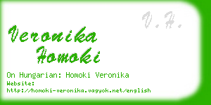 veronika homoki business card